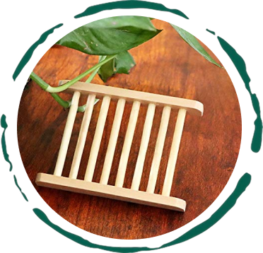 Bamboo Soap Bar Dish. Eco-Friendly-0