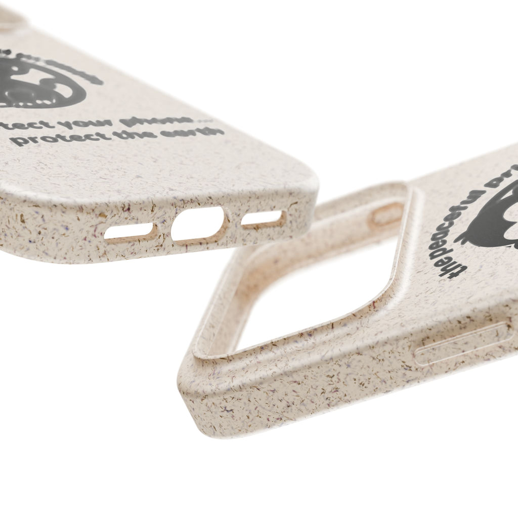 Biodegradable Phone Case — "The Peaceful Primate" Eco-Friendly Protection
