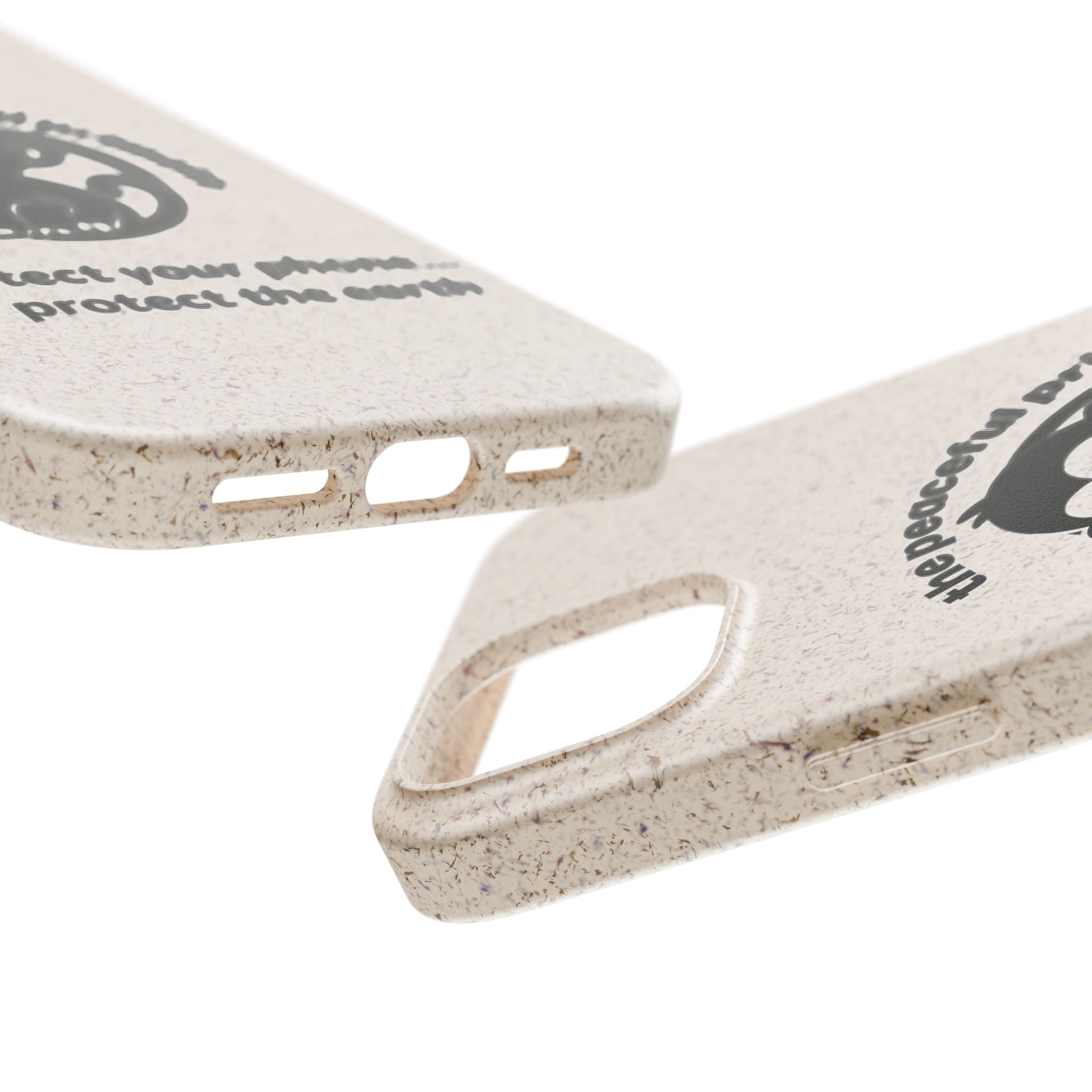 Biodegradable Phone Case — "The Peaceful Primate" Eco-Friendly Protection