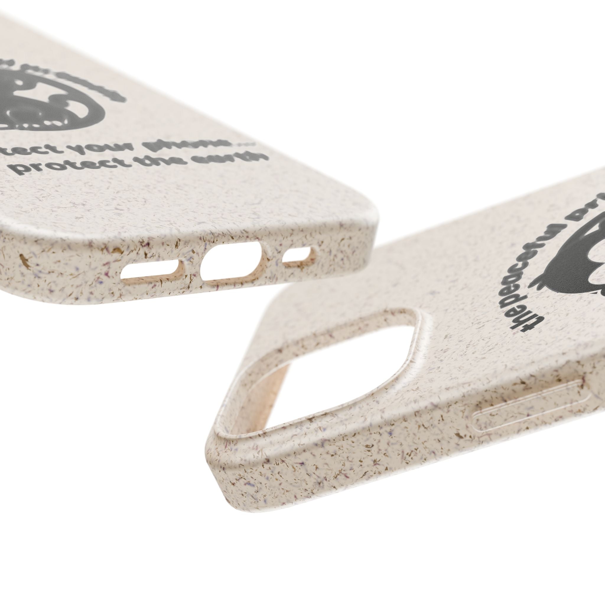 Biodegradable Phone Case — "The Peaceful Primate" Eco-Friendly Protection