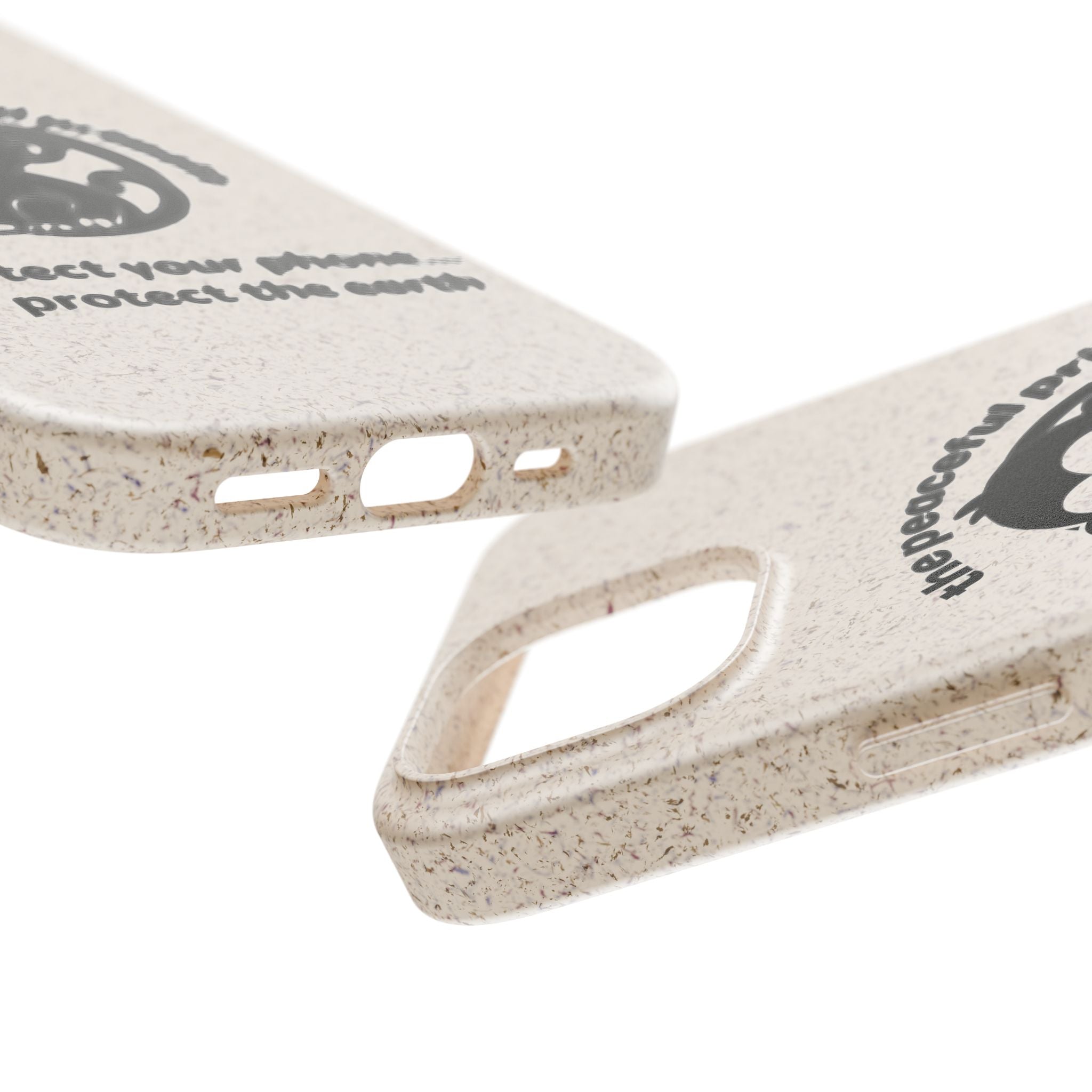 Biodegradable Phone Case — "The Peaceful Primate" Eco-Friendly Protection