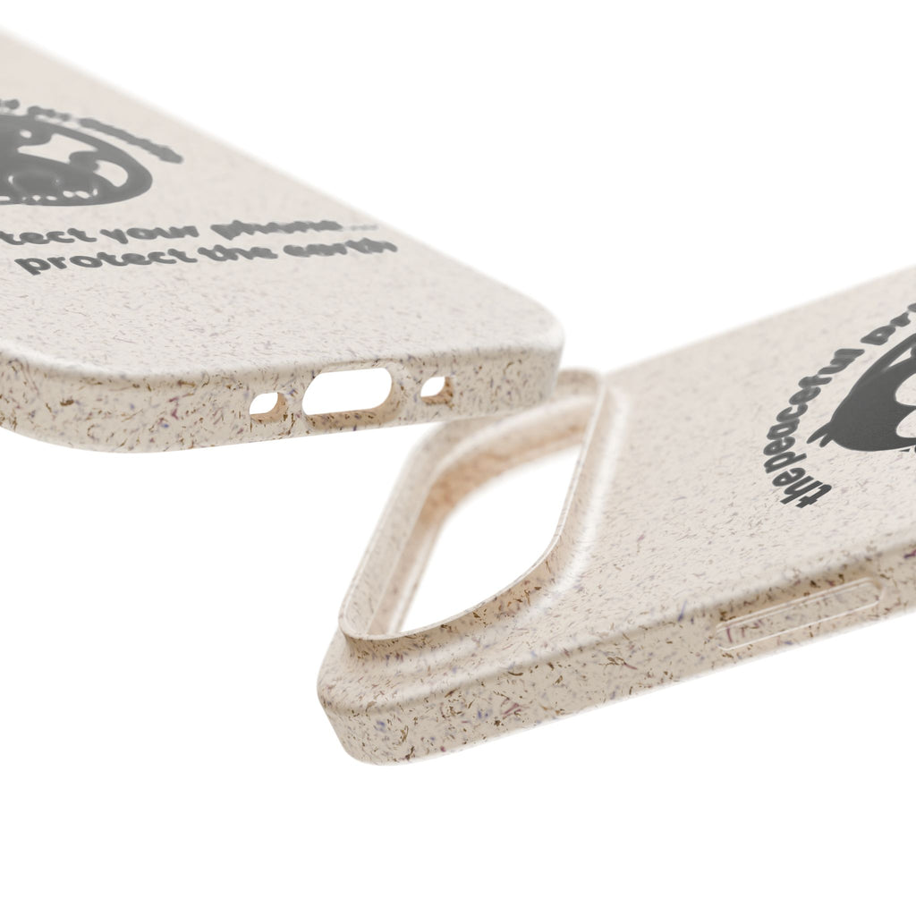Biodegradable Phone Case — "The Peaceful Primate" Eco-Friendly Protection