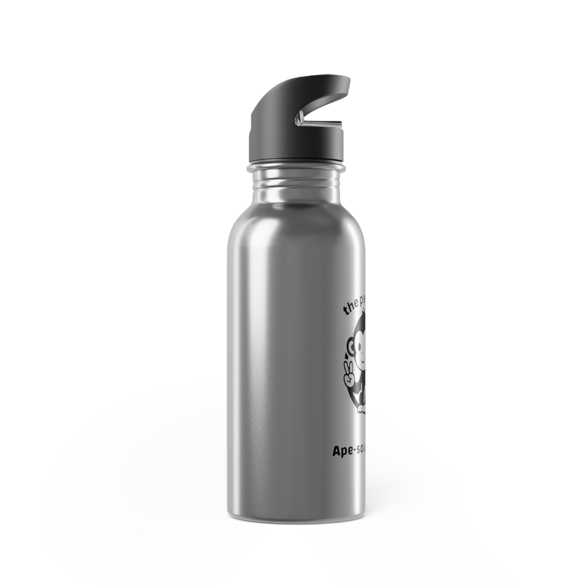 Eco-Friendly Stainless Steel Water Bottle 20oz | Monkey Peaceful Vibes