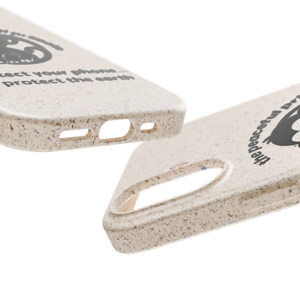 Biodegradable Phone Case — "The Peaceful Primate" Eco-Friendly Protection