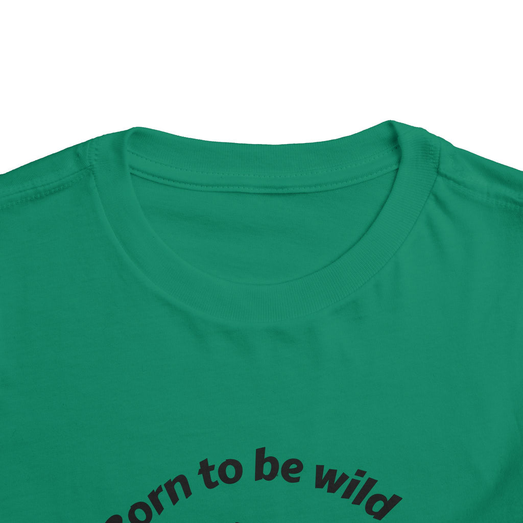 Toddler Tee — "Born to be wild... and cute!" Monkey Shirt (The Peaceful Primate)