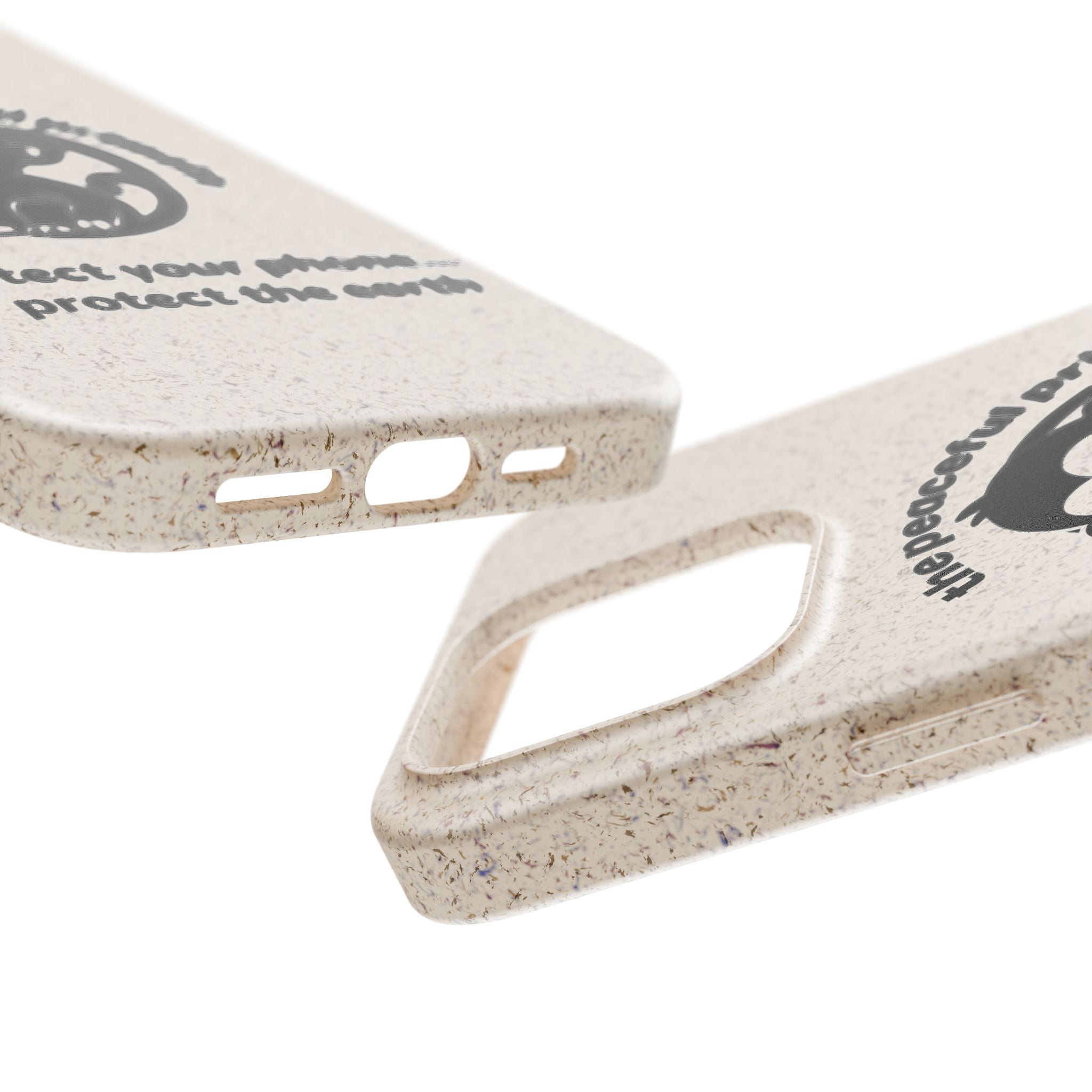 Biodegradable Phone Case — "The Peaceful Primate" Eco-Friendly Protection