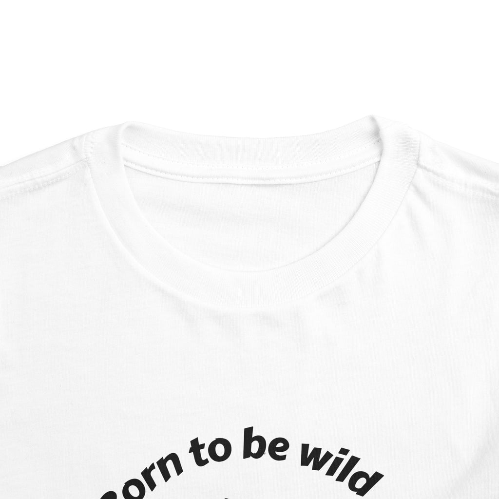 Toddler Tee — "Born to be wild... and cute!" Monkey Shirt (The Peaceful Primate)