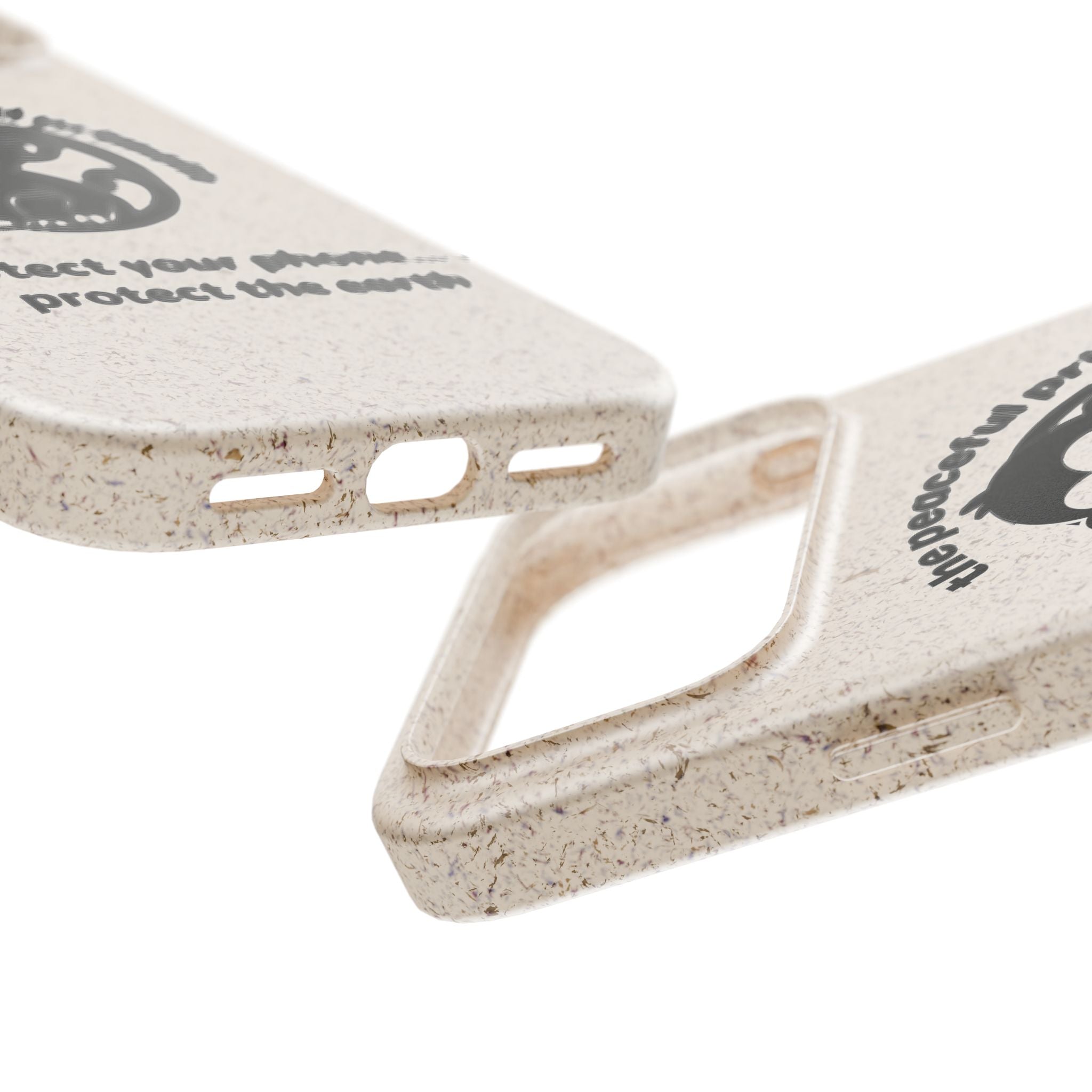 Biodegradable Phone Case — "The Peaceful Primate" Eco-Friendly Protection