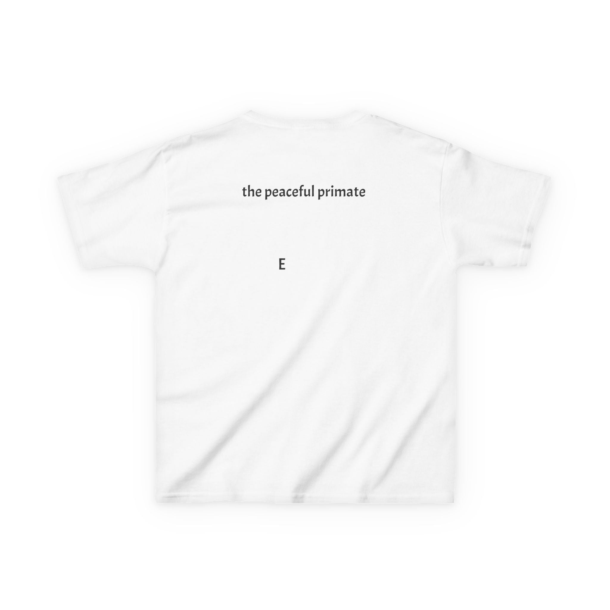 Kids T‑Shirt — Cute Monkey "Every Creature Counts" Eco Animal Rescue Tee