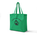 Eco-Friendly Canvas Grocery Tote — "Kindness Knows No Species" Cute Monkey Reusable Market Bag