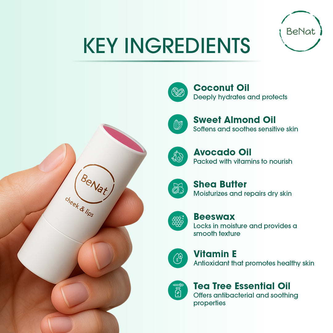 Lip & Cheek Bloom. 2 in 1 Natural Lipstick for Vibrant Color.-4