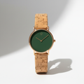 Unisex Eco-Friendly Cork Watch with natural cork band