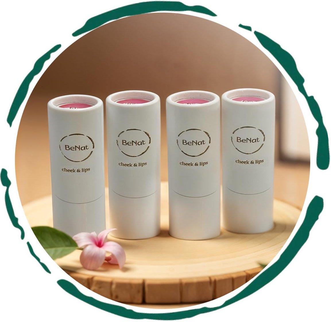 Lip & Cheek Bloom. 2 in 1 Natural Lipstick for Vibrant Color.-0