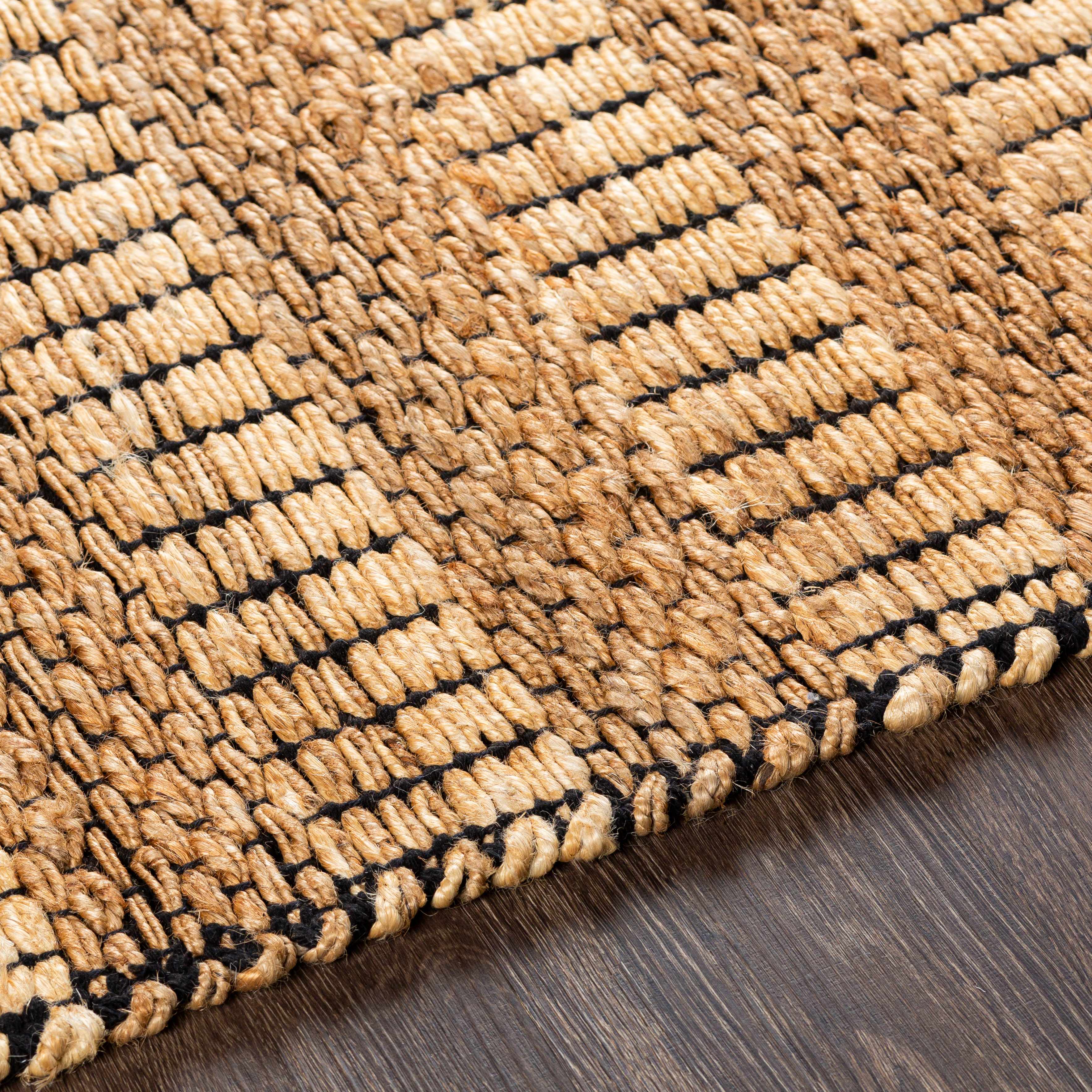 Beige Numurkah Braided Jute Area Rug - Clearance-2